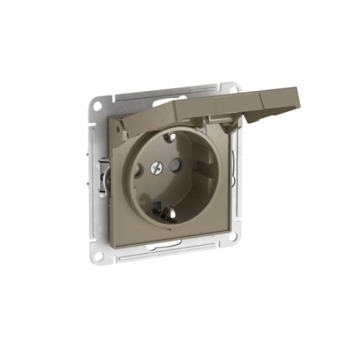 Розетка AtlasDesign 16А IP20 с заземл. защ. шторки с крышкой быстрозажим. клем. механизм шампань SE ATN000546S фото 5 Розетка AtlasDesign 16А IP20 с заземл. защ. шторки с крышкой быстрозажим. клем. механизм шампань SE ATN000546S фото 5