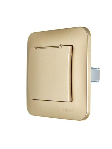 Розетка 1-м СП ASTI 16А IP20 с заземл. с крышкой термопласт в сборе золото. LEZARD 7081-3636-123В фото 4 Розетка 1-м СП ASTI 16А IP20 с заземл. с крышкой термопласт в сборе золото. LEZARD 7081-3636-123В фото 4