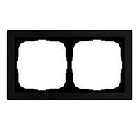 Рамка 2-м ArtGallery Pure метал. оникс SE GAL312302