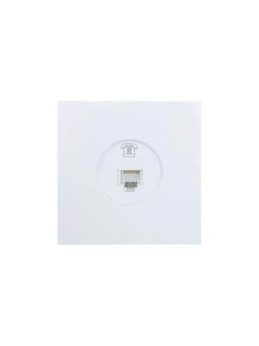 Розетка телефонная евро СП ZIMA IP20 бел. LEZARD 704-0288-137 фото 3