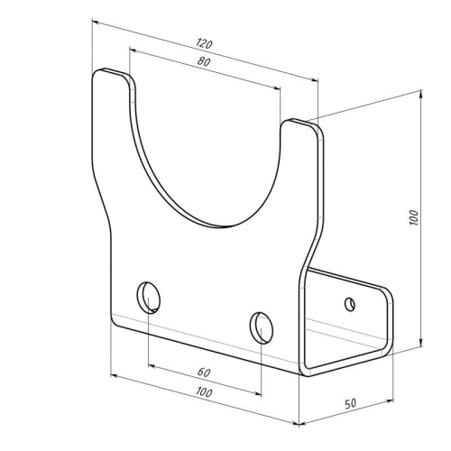 Держатель для угловых шлифмашинок до 125мм настенный черн. Rexant 38-0655 фото 6 Держатель для угловых шлифмашинок до 125мм настенный черн. Rexant 38-0655 фото 6