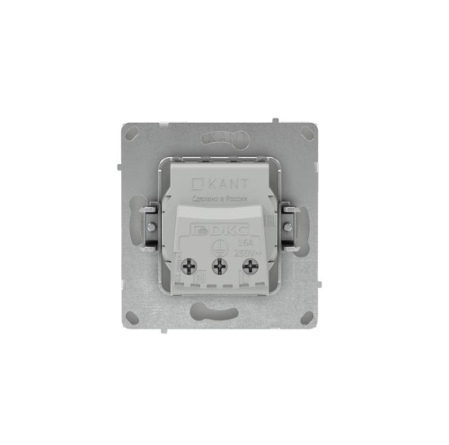 Розетка силовая KANT 2P+E защ. шторки бел. песок DKC 7010003 фото 8