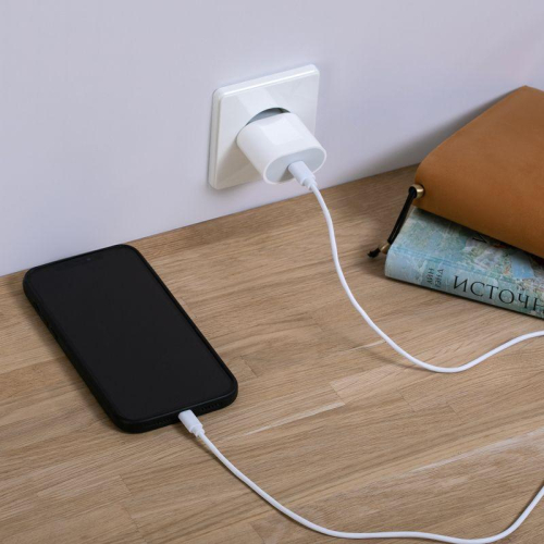 Устройство зарядное сетевое USB-C 20Вт в комплекте с кабелем USB-C - Lightning Rexant 16-0234-4 фото 2 Устройство зарядное сетевое USB-C 20Вт в комплекте с кабелем USB-C - Lightning Rexant 16-0234-4 фото 2