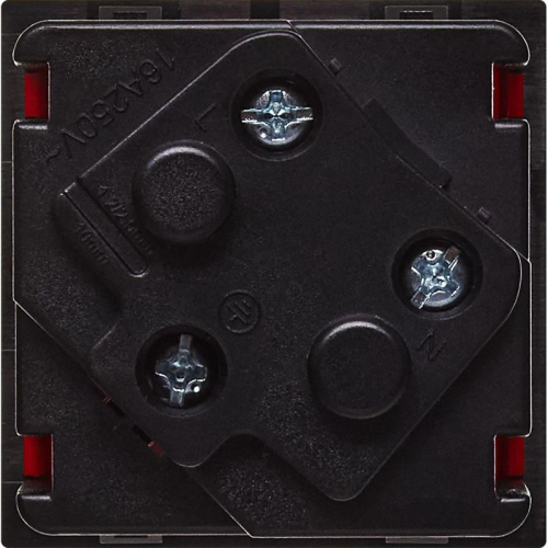 Розетка 2мод. 16А 250В 45град. с заземл. без защ. шторок винт. зажимы красн. ИЭК Leg 4525051 фото 7