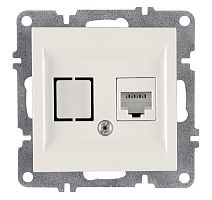 Розетка компьютерная LAVIN/KAREN RJ45 кат.6 механизм бел. ARVIA 50 01 1000 247