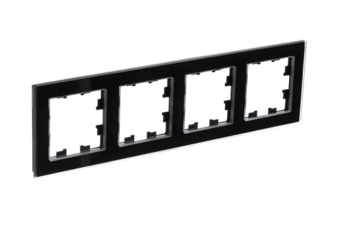 Рамка 4-м AtlasDesign Nature стекло черн. SE ATN321004 Рамка 4-м AtlasDesign Nature стекло черн. SE ATN321004
