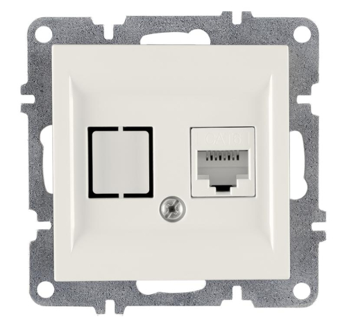 Розетка компьютерная LAVIN/KAREN RJ45 кат.6 механизм бел. ARVIA 50 01 1000 247 Розетка компьютерная LAVIN/KAREN RJ45 кат.6 механизм бел. ARVIA 50 01 1000 247