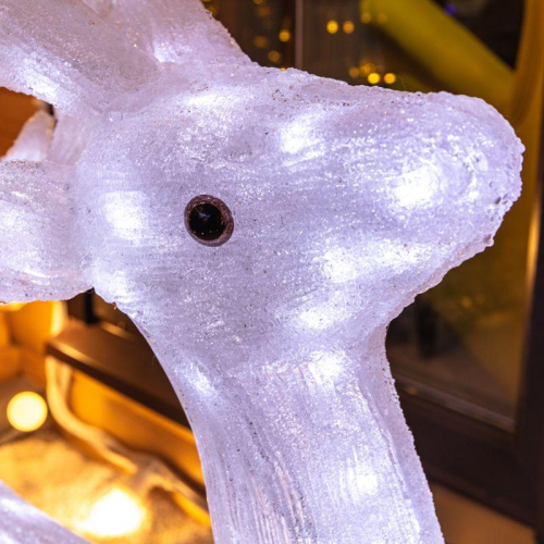 Фигура светодиодная акриловая "Олень" 50х25х75см 5Вт IP65 понижающ. трансф. в компл. Neon-Night 513-280 фото 4