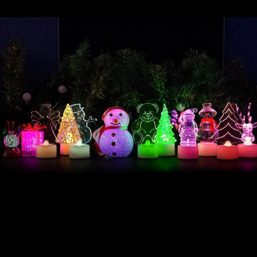 Фигура светодиодная "Санта Клаус" 1LED RGB 0.1Вт IP20 на подставке элементы питания 3хAG13(LR44) (в компл.) Neon-Night 501-040 фото 4