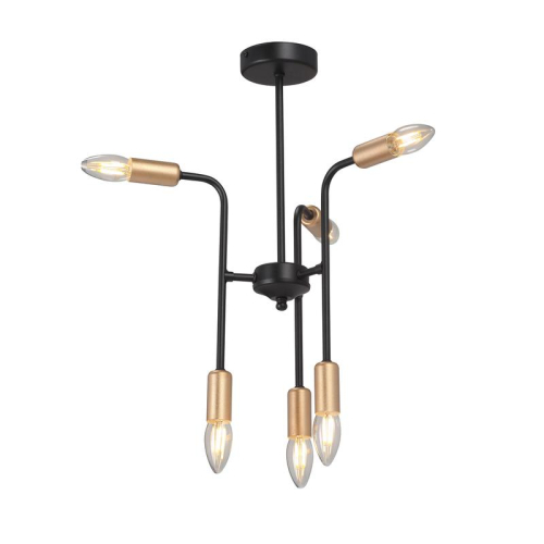 Люстра 6xE14 макс. 40Вт Vitaluce V3022-1/6PL фото 4 Люстра 6xE14 макс. 40Вт Vitaluce V3022-1/6PL фото 4