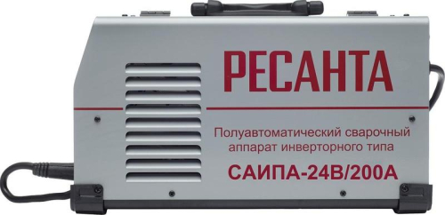 Инвертор сварочный полуавтомат. САИПА-24В/200А MIG 6в1 Ресанта 65/110 фото 6
