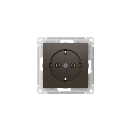 Розетка AtlasDesign 16А с заземл. быстрозажим. клем. механизм мокко SE ATN000643S фото 5