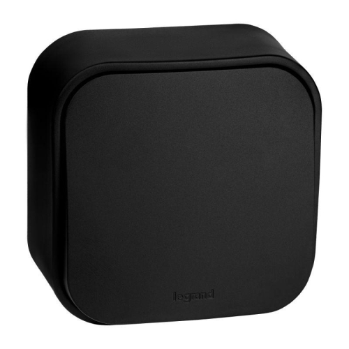 Выключатель 1-кл. ОП Quteo 10А IP20 10AX черн. матов. IEK 782471 Выключатель 1-кл. ОП Quteo 10А IP20 10AX черн. матов. IEK 782471