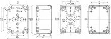 Коробка пласт. 164х121х87 Abs SchE NSYTBS16128