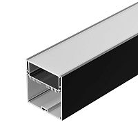 Профиль SL-LINE-7477-2500 BLACK+OPAL с экраном алюм. Arlight 027991