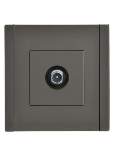 Розетка TV проходная FORTE&PIANO FP329 сер. IEK FP-A10-P-K03 фото 2