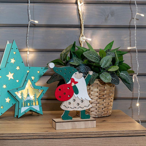 Фигура деревянная "Дед Мороз" 18см 5LED тепл. бел. 0.1Вт IP20 с подсветкой Neon-Night 504-016 фото 9 Фигура деревянная "Дед Мороз" 18см 5LED тепл. бел. 0.1Вт IP20 с подсветкой Neon-Night 504-016 фото 9