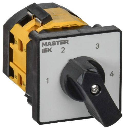 Переключатель кулачковый 10А (сх. 83) стандартная рукоятка IEK MI-CS10-010-083 Переключатель кулачковый 10А (сх. 83) стандартная рукоятка IEK MI-CS10-010-083