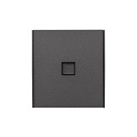 Розетка компьютерная СП STRONG MIELE RJ45 кат.6 графит Kranz KR-78-0724-6