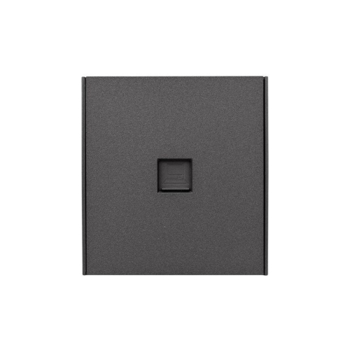 Розетка компьютерная СП STRONG MIELE RJ45 кат.6 графит Kranz KR-78-0724-6