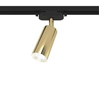 Светильник трековый ARTLINE поворотный 55х55х100мм GU10 230В алюм. 4кв.м зол. Ritter 59878 1