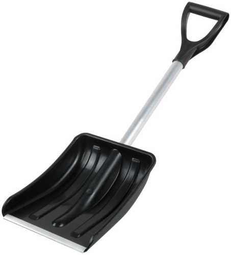 Лопата для уборки снега "Актив-Авто" 365х260х900мм укороченный съемный алюм. черенок; пластик. 68106 фото 2 Лопата для уборки снега "Актив-Авто" 365х260х900мм укороченный съемный алюм. черенок; пластик. 68106 фото 2