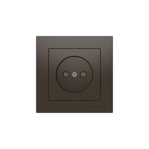 Розетка AtlasDesign 16А без заземл. быстрозажим. клем. в сборе мокко SE ATN000640S фото 5
