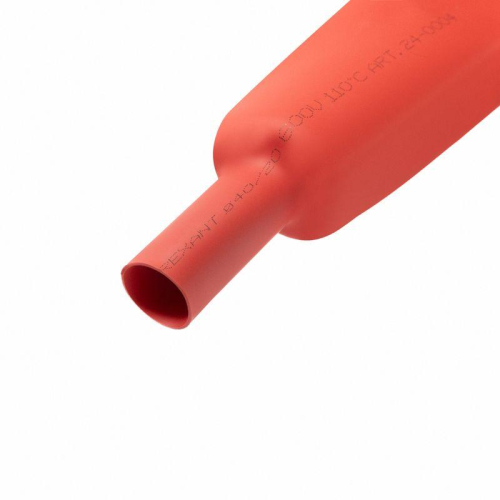 Трубка термоусадочная ТУТ нг 40.0/20.0 красн. 1м Rexant 24-0004 фото 2