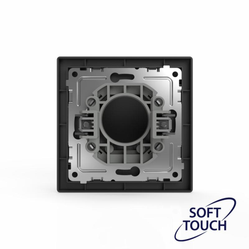 Вывод кабеля СП Pixel IP20 механизм карбон TOKOV ELECTRIC TKE-PX-CP-C14 фото 4