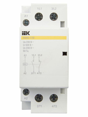 Контактор модульный КМ40-11М AC KARAT IEK MKK11-40-11 фото 2