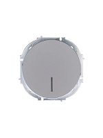 Выключатель 1-кл. СП OSEN 10А IP20 с подсветкой механизм сер. матов. LEZARD 743-7488-111