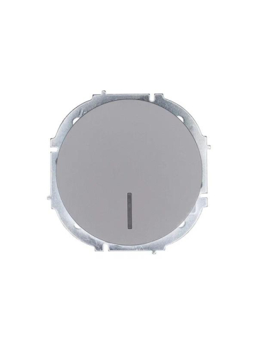 Выключатель 1-кл. СП OSEN 10А IP20 с подсветкой механизм сер. матов. LEZARD 743-7488-111