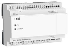 Модуль ЦПУ ПЛК 410 8 DI 6 UI (0-10В/DI) 8 RO 12В-24В DC или 24В AC с Ethernet портом без экрана ONI PLC-410-CPU-14U08R-0AD-00
