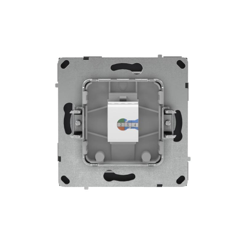 Розетка компьютерная 1-м KANT RJ45 кат.5E без шторки черн. уголь DKC 7012663 фото 3 Розетка компьютерная 1-м KANT RJ45 кат.5E без шторки черн. уголь DKC 7012663 фото 3