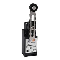 Выключатель концевой OptiLiS D4N-412G рычаг регулируемый с роликом пластик. EN 50047 XCKN2145P20 КЭАЗ 365310