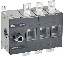 Выключатель-разъединитель ВРК 3п 315А без рукоятки KARAT IEK KA-VR10-3-0315 Выключатель-разъединитель ВРК 3п 315А без рукоятки KARAT IEK KA-VR10-3-0315