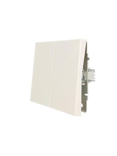 Выключатель 2-кл. СП ZIMA IP20 10А безвинт. зажим слон. кость LEZARD 704-9088-101QC фото 2