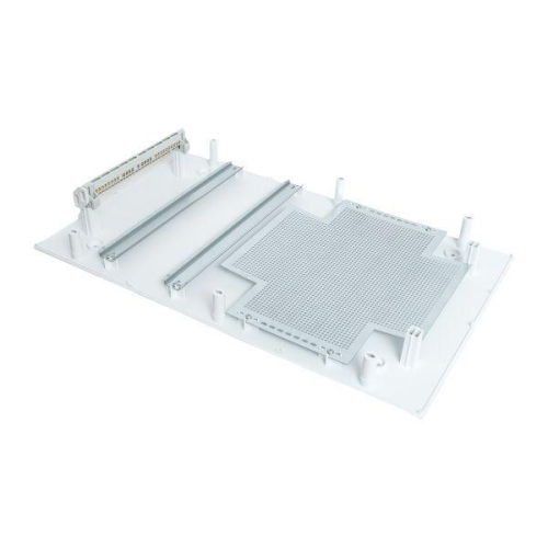 Щит комбинированный Unix 2х18мод. + 1 монтаж. плата 4 габарит IP41 прозр. дверь PROxima EKF ux-2x18+1m-n фото 13