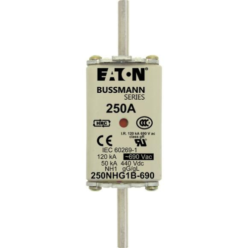 Предохранитель NH 160A 690В gG 1 двойн. индикация EATON 160NHG1B-690 фото 6