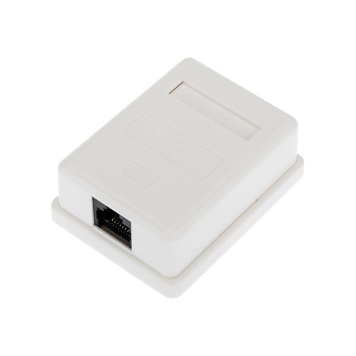 Розетка компьютерная 1-м ОП RJ45 (8P8C) кат.6 UTP неэкранир. Rexant 03-0132 Розетка компьютерная 1-м ОП RJ45 (8P8C) кат.6 UTP неэкранир. Rexant 03-0132