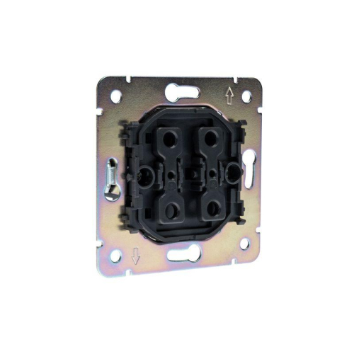 Выключатель перекрестный (переключатель) 1-кл. СП ROUND MIELE 10А перламутр Kranz KR-78-0710-1 фото 6