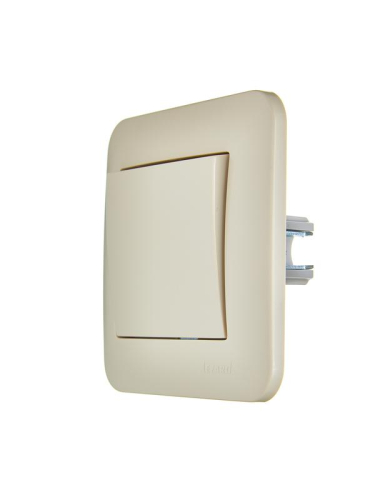 Выключатель 1-кл. 1п СП ASTI 10А IP20 в сборе крем. LEZARD 7081-0303-100 фото 4