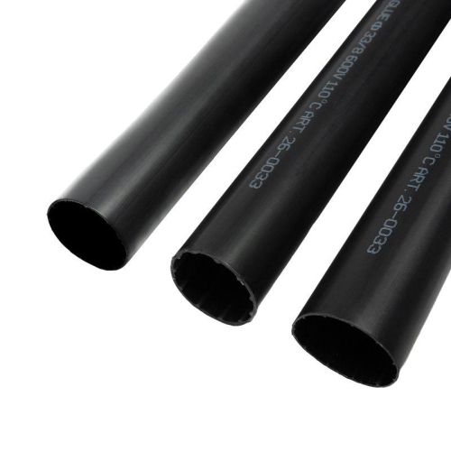 Трубка термоусадочная среднестен. клеевая 33/8 (3-4:1) черн. 1м (уп.4шт) Rexant 26-0033 фото 4