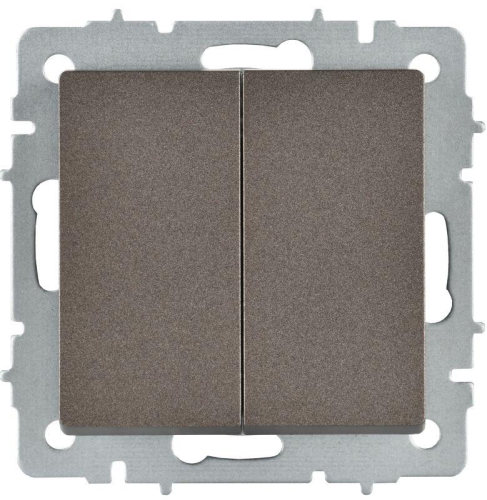 Выключатель перекрестный 2-кл. СП BRITE ВС10-2-3-БрТБ 10А механизм бронза IEK BR-V23-0-10-K45 фото 2