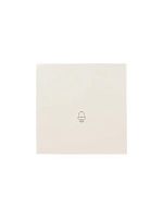 Кнопка звонка СП ZIMA IP20 безвинт. зажим слон. кость LEZARD 704-9088-103QC