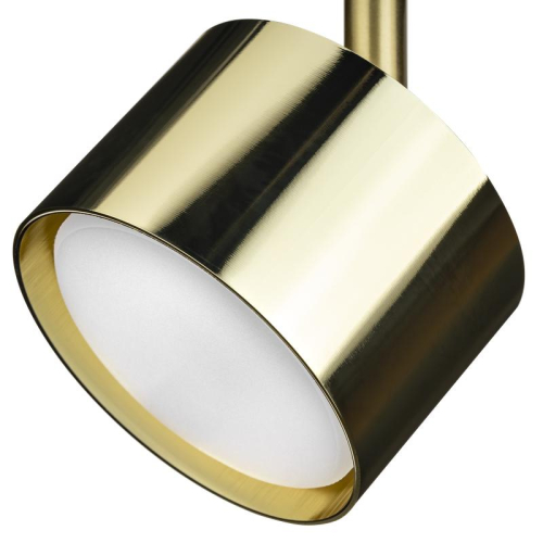 Светильник трековый ARTLINE поворотный 85х85х55мм GX53 230В алюм. 4кв.м зол. Ritter 59860 6 фото 3