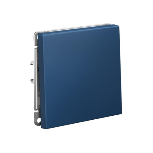 Выключатель кнопочный 1-кл. ArtGallery быстрозажим. клем. механизм аквамарин SE GAL001115S фото 5