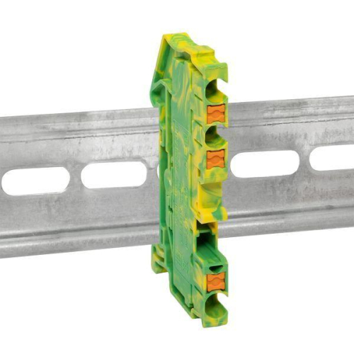 Колодка клеммная пружинная 2.5 Push-in 3 вывода земля EKF PIT-2.5-3-pe фото 3