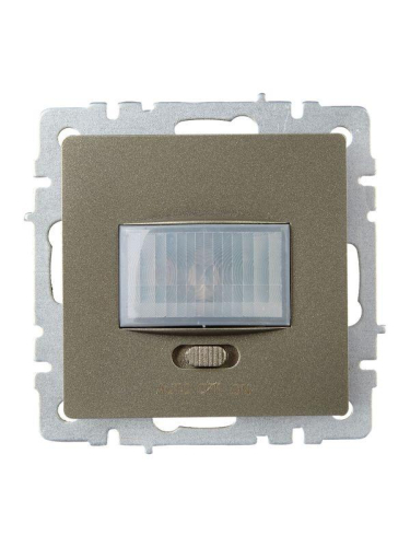 Датчик движения BRITE ДС10-1-БрШ механизм шампань IEK BR-MS10-N-150-05-K37 фото 2 Датчик движения BRITE ДС10-1-БрШ механизм шампань IEK BR-MS10-N-150-05-K37 фото 2