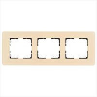 Рамка 3-м G-Glass закругленная стекло матов. тауп Jasmart G1003GT-RM